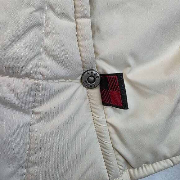 Woolrich Womens Insulated Quilted Shirt Jacket S Water Resistant Beige New Tags - Picture 9 of 14